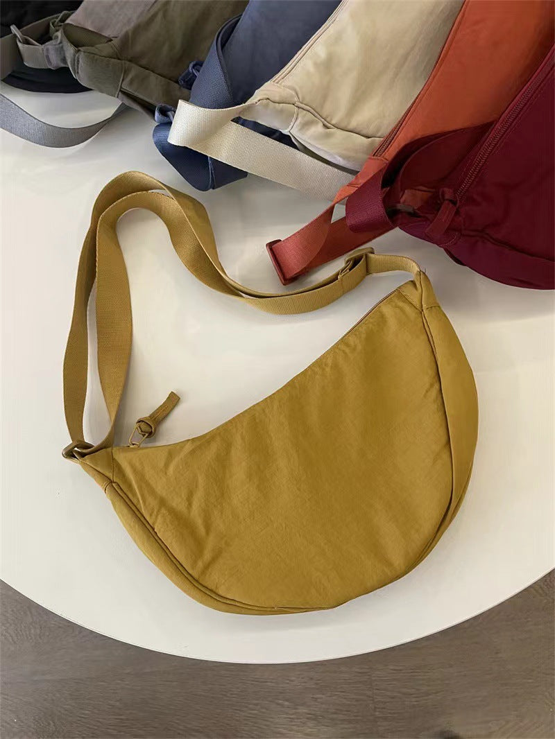 Simple Women Dumpling Crossbody Bag