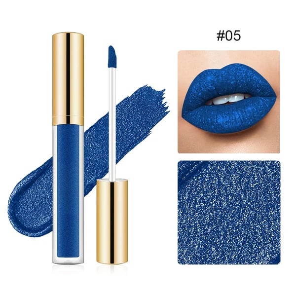 đŸ”¥Metallic Liquid Diamond Glitter Lipstick