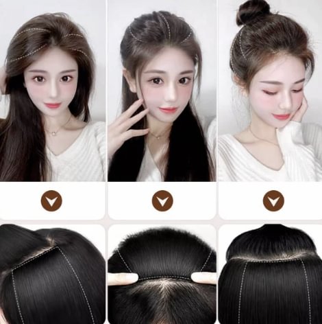 Upgrade Thickened Fluffy Hair Piece
