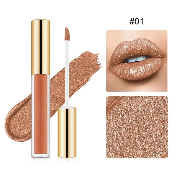 đŸ”¥Metallic Liquid Diamond Glitter Lipstick