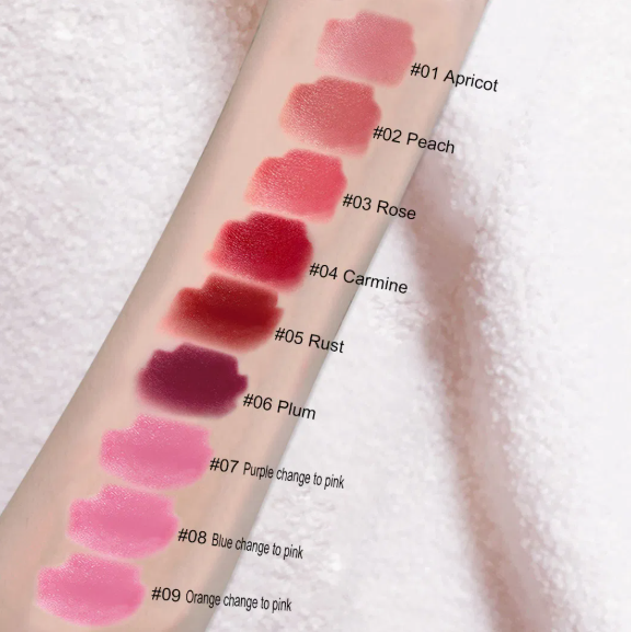 Lazy Lipstick Color-Changing Non-Stick Cup Warm Change Lip Balm Lazy Lip Shape Lipstick