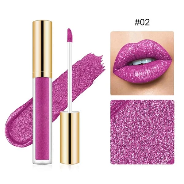 đŸ”¥Metallic Liquid Diamond Glitter Lipstick