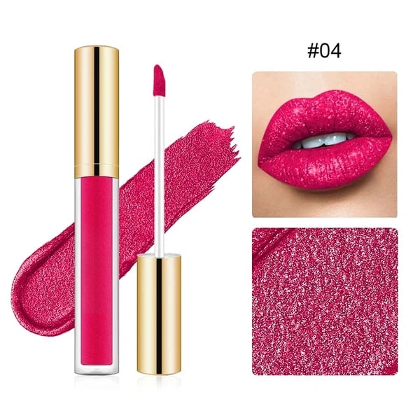đŸ”¥Metallic Liquid Diamond Glitter Lipstick