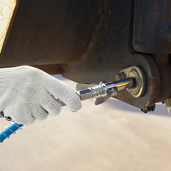 Grease gun oil filling nozzle