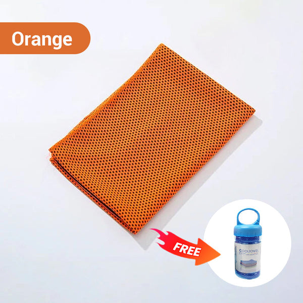 🔥Cold Sweat Towel You Can Use Anywhere, Anytime! Reusable Soft Absorbent Cooling Portable