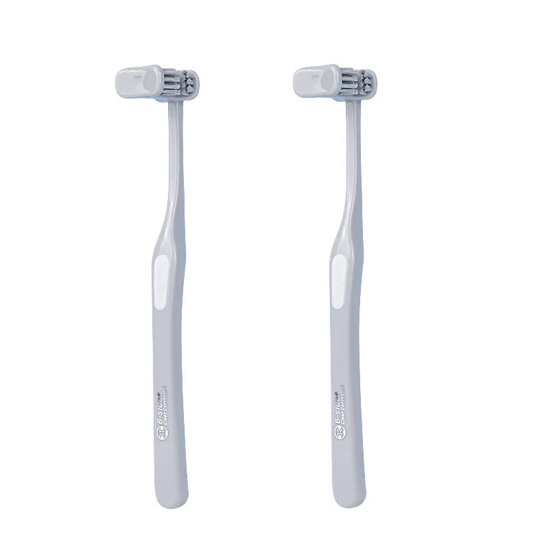 6 Sided All Rounded Toothbrush(2-pack)