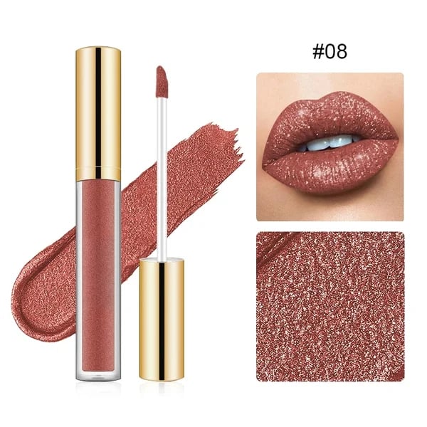 đŸ”¥Metallic Liquid Diamond Glitter Lipstick