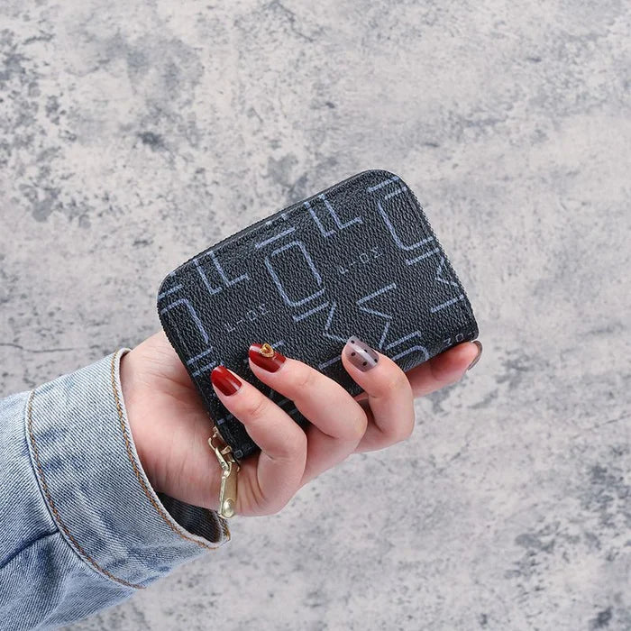 Blocking mini card holder