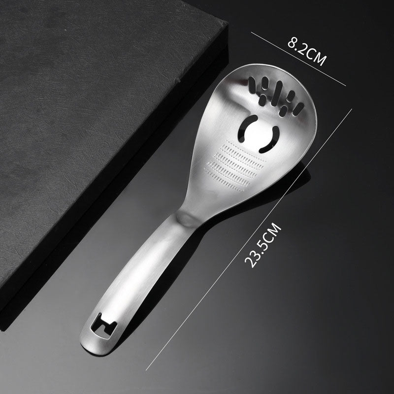 π₯³π5-in-1 Stainless Spoon β Strain, separate, crush, scoop & open caps. No more switching tools. Great for soups, sauces & spices. A spoon that does it all!