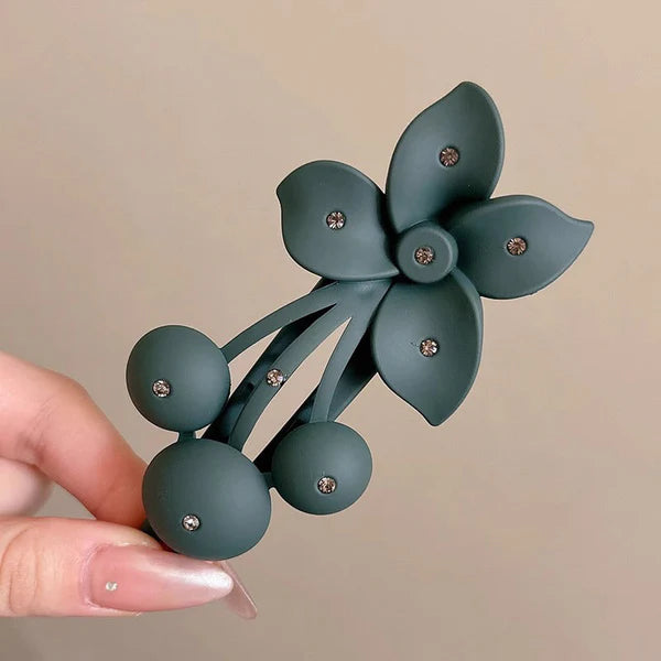 🌸 Floral Matte Hair Curler Styling(4PCS)