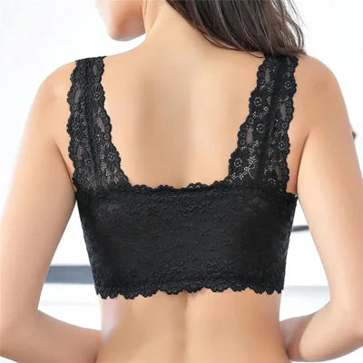 š„Front Zipper Lace Push Up Bra