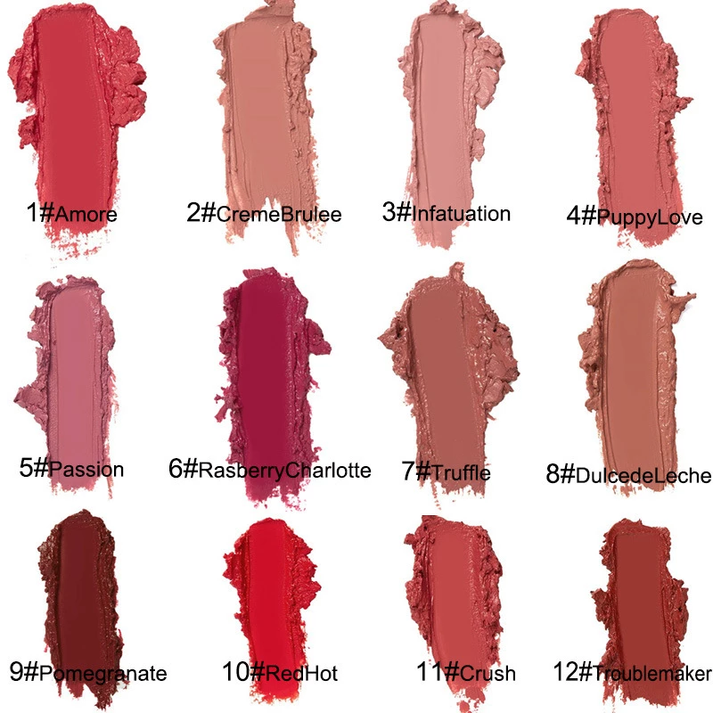 2023 NEW 12 Color Waterproof Long Lasting Moist Lip Gloss Plumper Liquid Lipstick