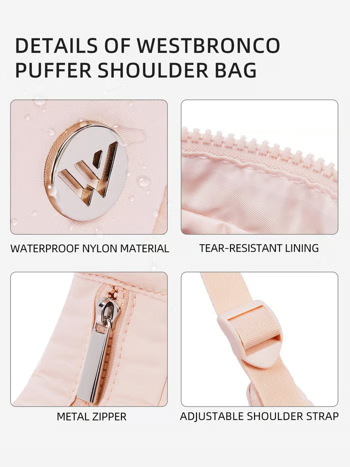 Puffer Crescent Shoulder Bag