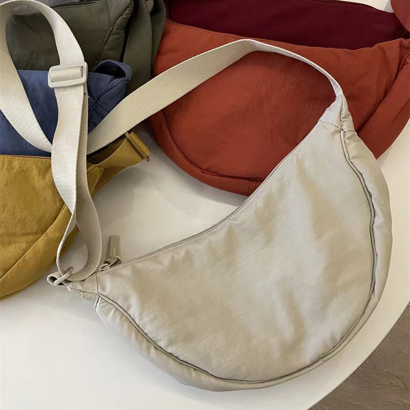Simple Women Dumpling Crossbody Bag