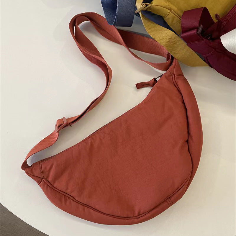 Simple Women Dumpling Crossbody Bag