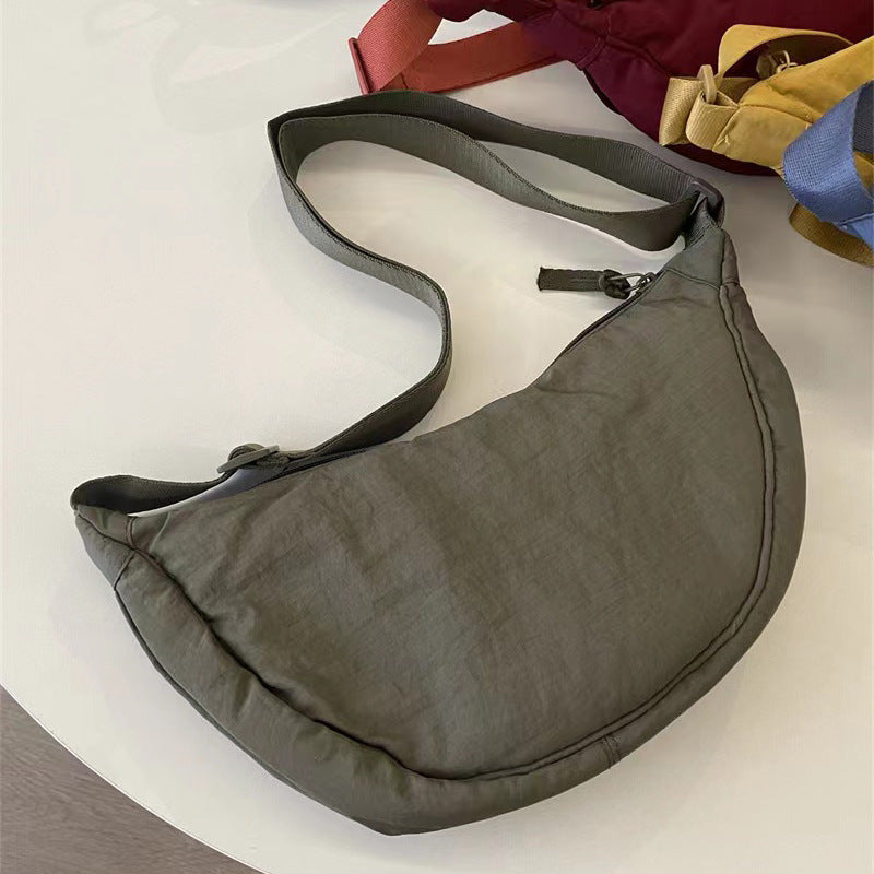 Simple Women Dumpling Crossbody Bag
