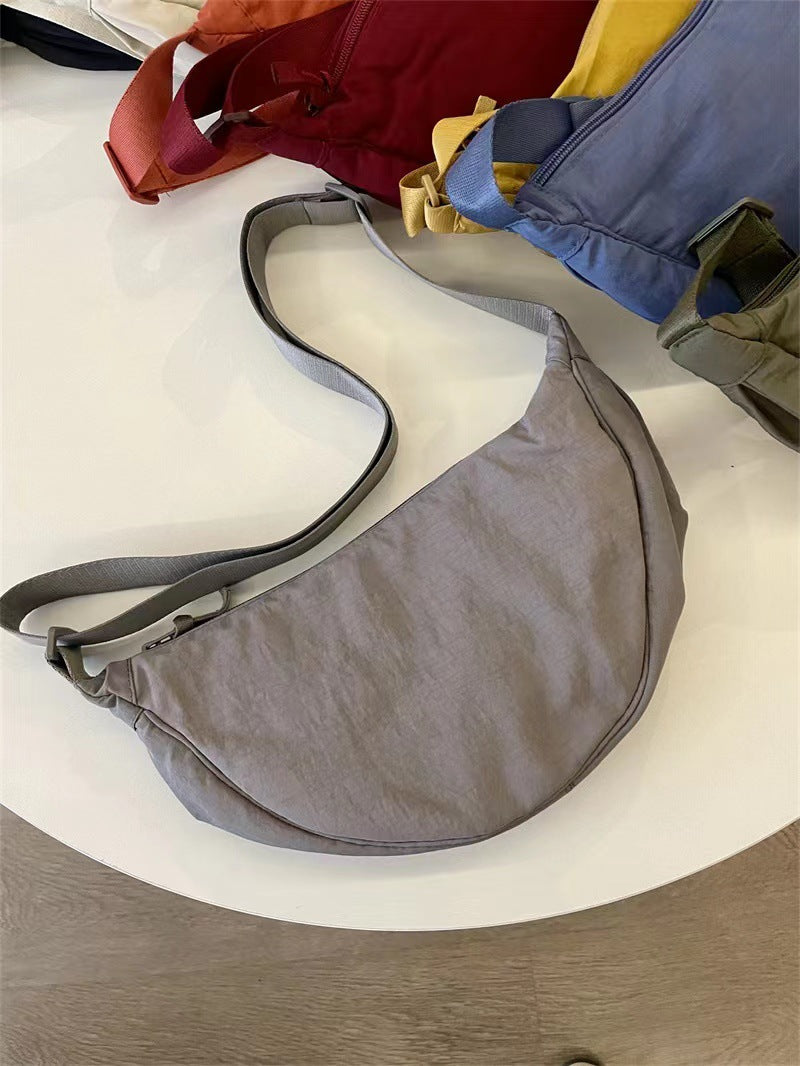 Simple Women Dumpling Crossbody Bag