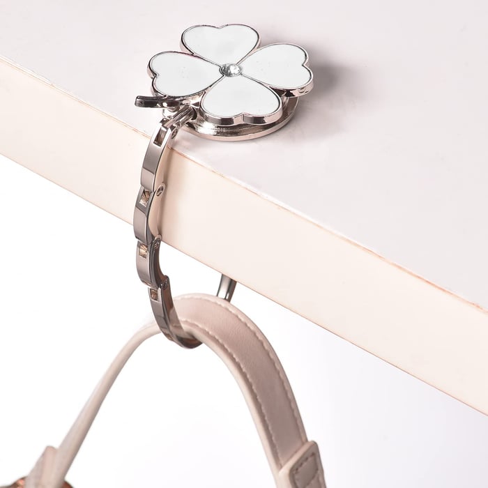 ✨Keep Your Bags Off The Floor-Foldable Purse Hanger, Portable Table Hook