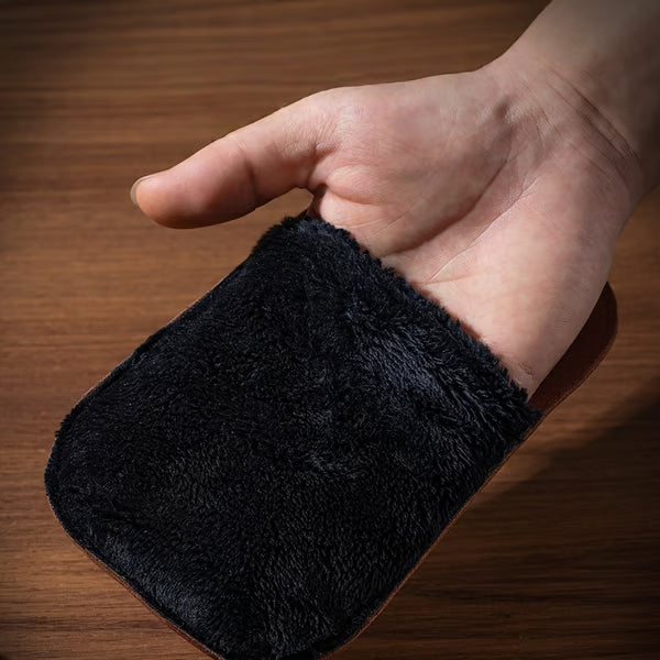 Fur Polishing Glove for Leather Care
