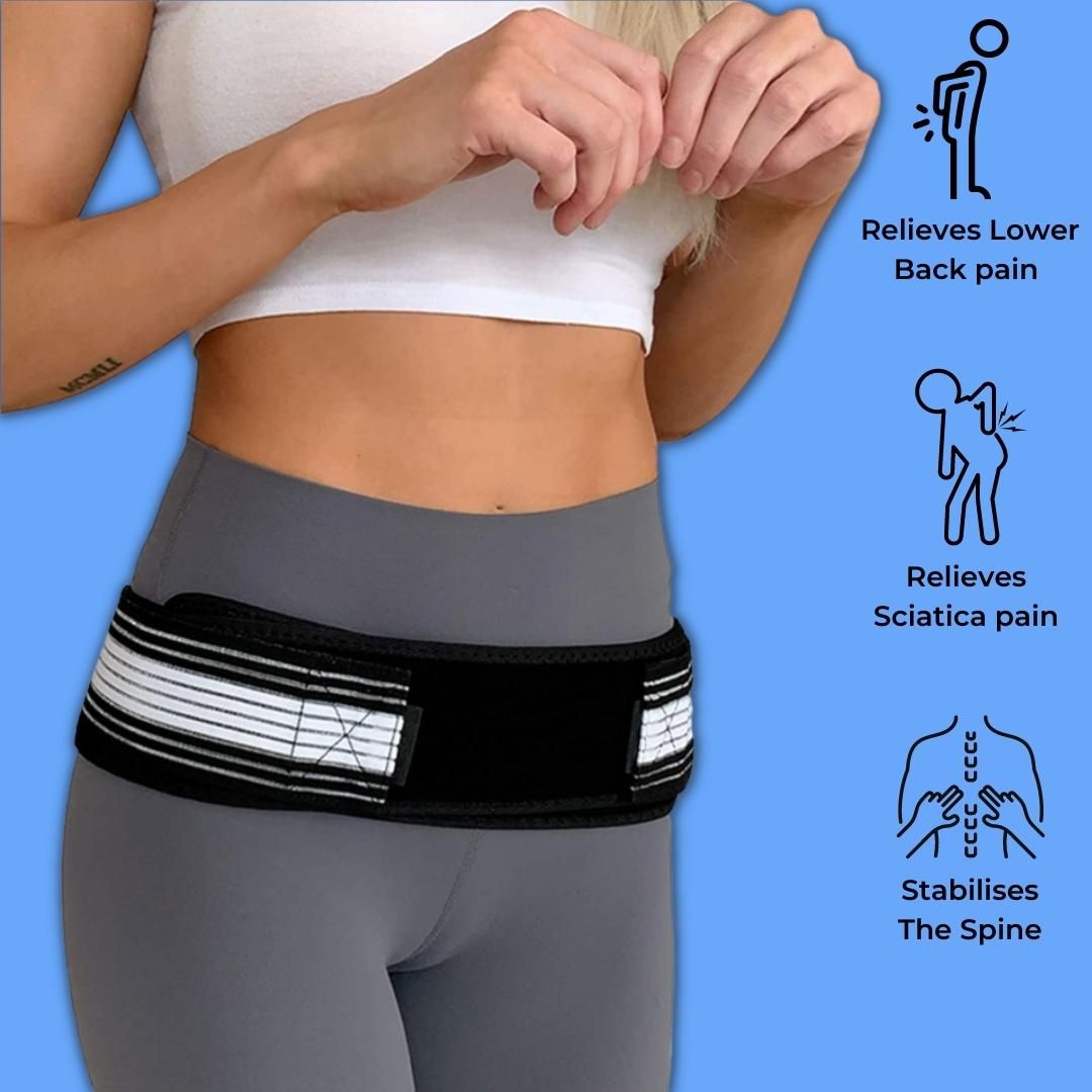 Adjustable Lumbar Belt – One Size Fits All