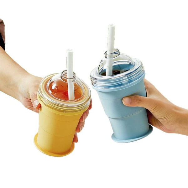 🧊 2026 New 2-In-1 Collapsible Silicone Ice Ball Maker Cup