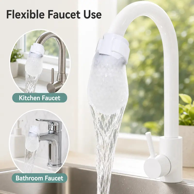 [Stop letting invisible impurities ruin your water]100 cotton filter bags disposable Cotton Faucet Filter Bags with 10 fastening strap