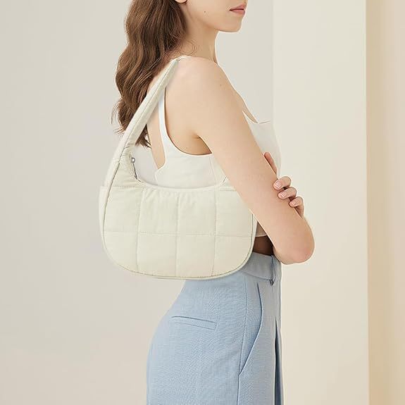 Puffer Crescent Shoulder Bag