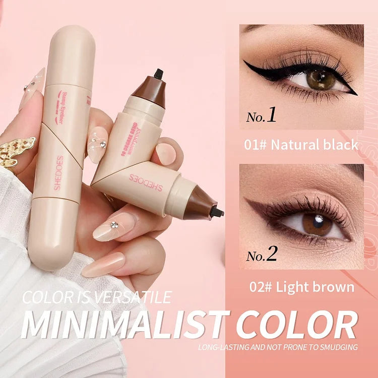 Integrated Rotating Eyeliner Stamp Pen