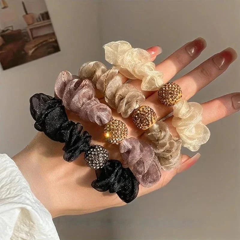 💝20 Paisa-Vasool Kits💝Elegant hairbands with rhinestones and net structure💎🎀