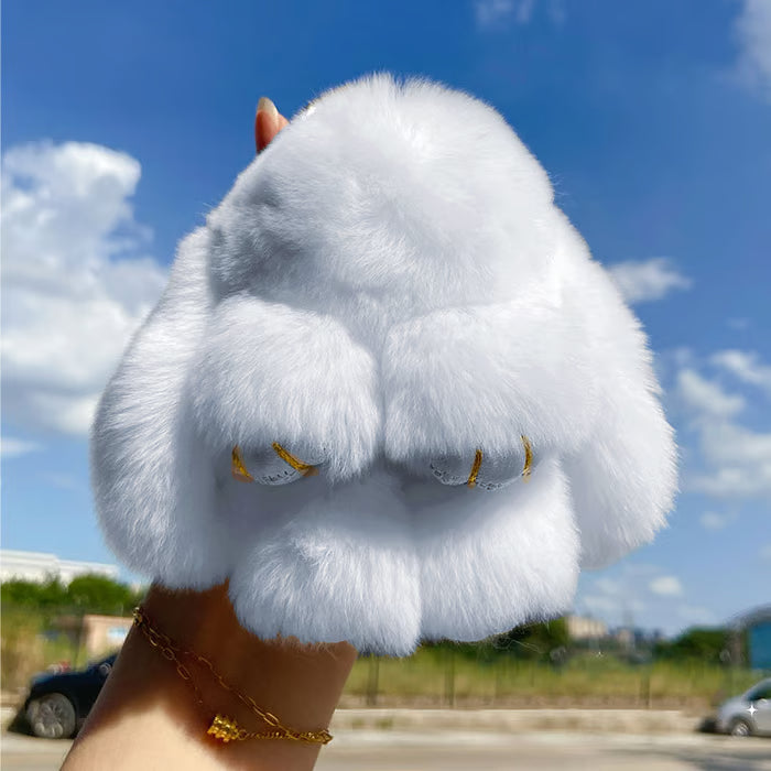 🐰Handmade Fluffy Bunny Charms