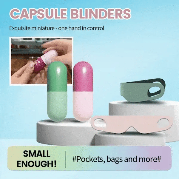 A Unique Capsule Eye Mask Designed for Sleep(buy-1-get-1-free)