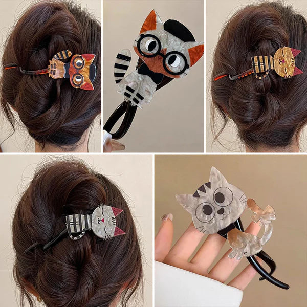 One-piece hair clip Twist Clip