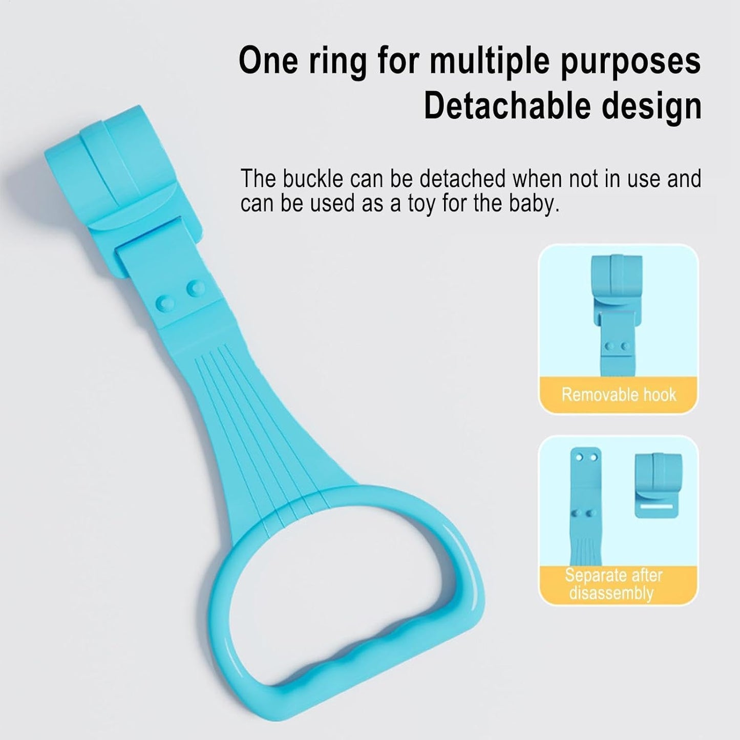 👶🏻Pull Up Ring for Baby Playpen Handle Grip for Toddlers - 2PCS