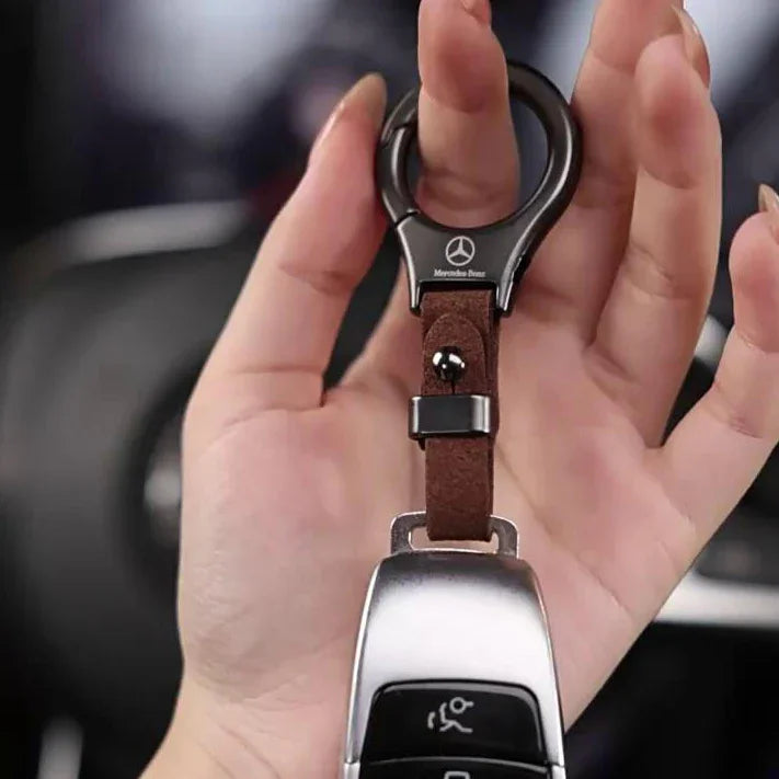 Car keychain leather exclusive car keychain