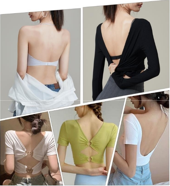 🛍️ Elevate your fit&Stop letting awkward bra straps ruin your cute outfits!🌬️ Seamless Air-Vent Low Back Bra