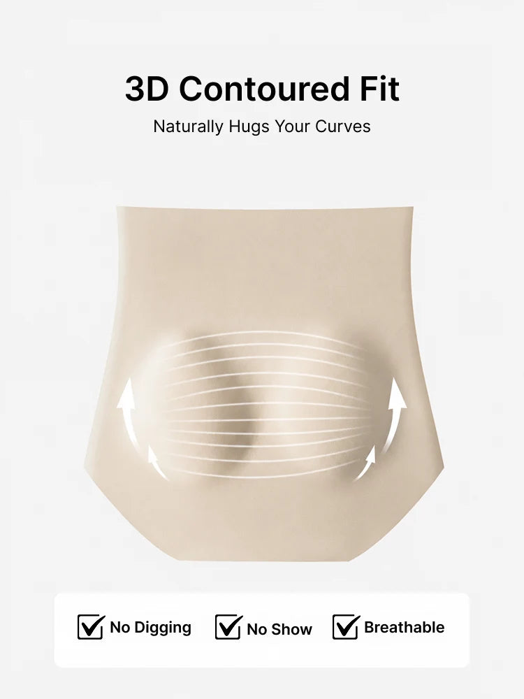 【BUY 1 GET 2 FREE】Women’s High Waist Seamless Briefs Panties