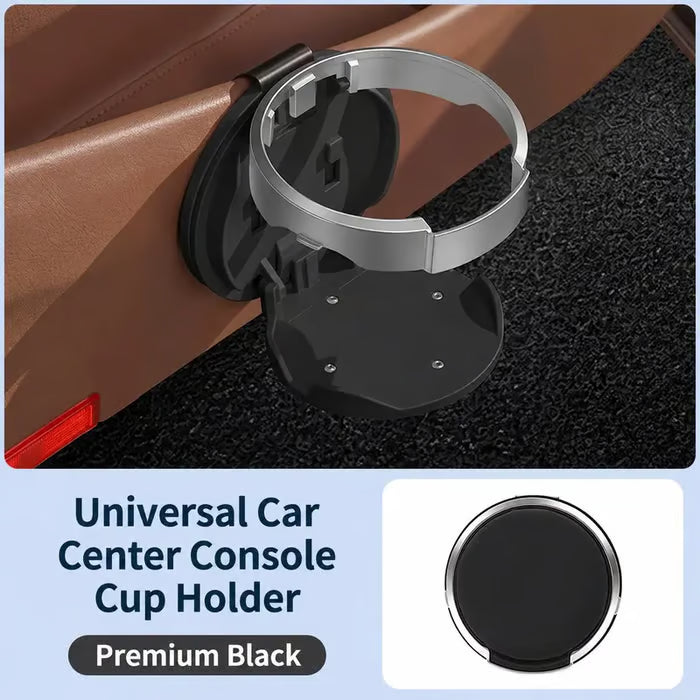 🔥Last Day 50% OFF🚗 Universal Foldable Car Cup Holder with Hook – Space-Saving Drink & Storage Organizer