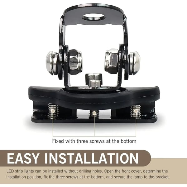 Heavy Duty Adjustable LED Light Bar Brackets（2PCS）