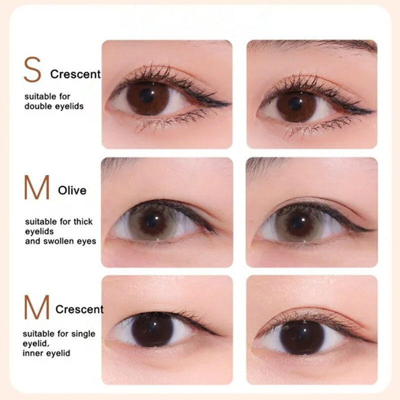 Glue-free invisible double eyelid sticker（(200 stickers 1 set)