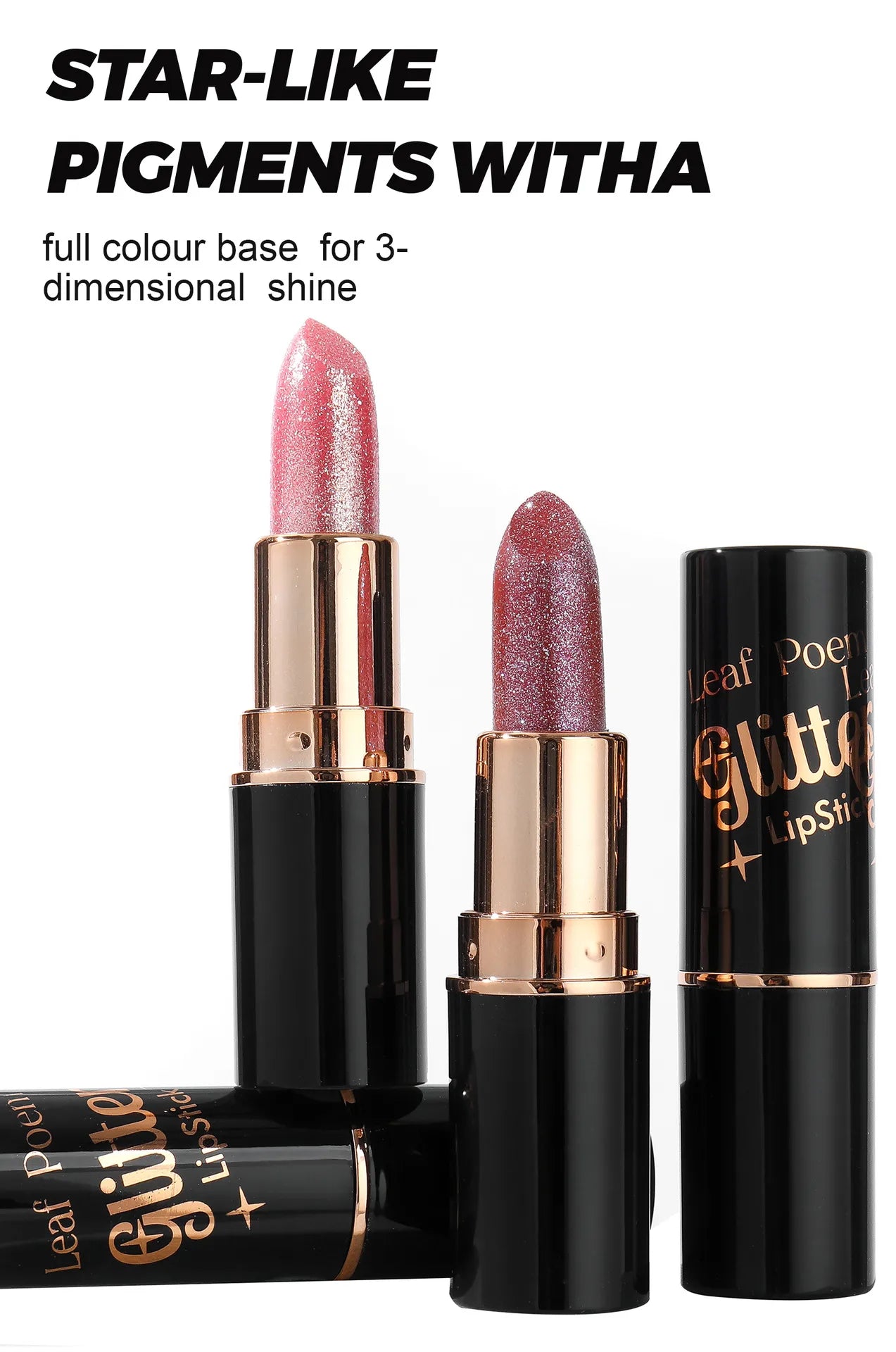 Diamond Lip Gloss Glitter Lipstick Waterproof