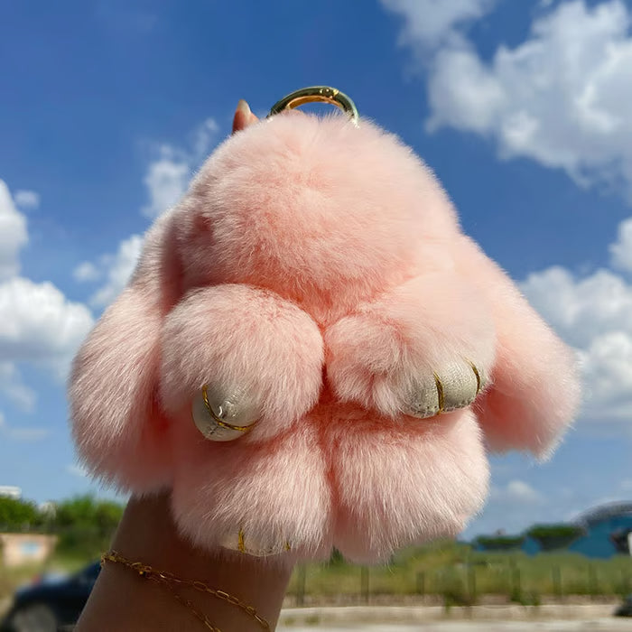 🐰Handmade Fluffy Bunny Charms