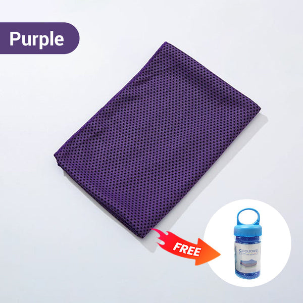 🔥Cold Sweat Towel You Can Use Anywhere, Anytime! Reusable Soft Absorbent Cooling Portable