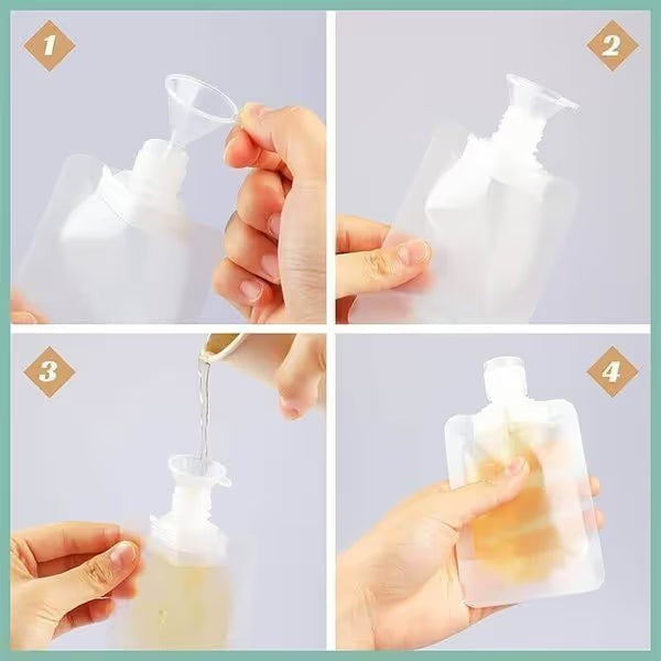🔥Portable Travel Fluid Makeup Packing Bag-（10PCS 1 set）