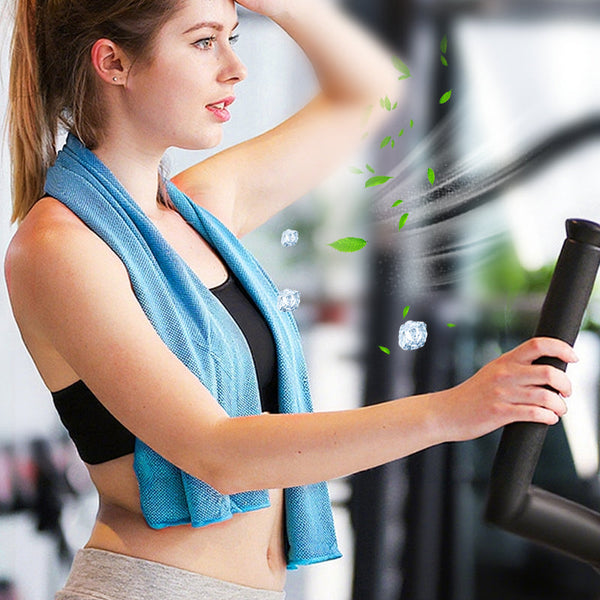 🔥Cold Sweat Towel You Can Use Anywhere, Anytime! Reusable Soft Absorbent Cooling Portable