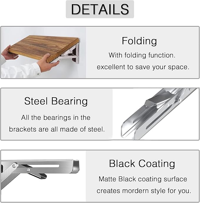 ✏️DIY Wall Mounted Folding Bracket