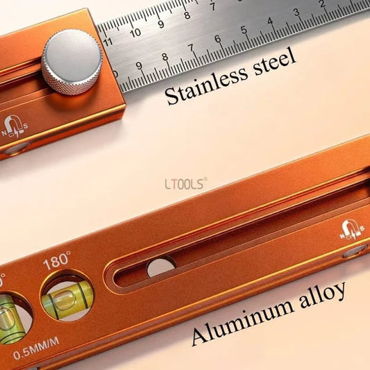 📏Multifunctional marking level ruler