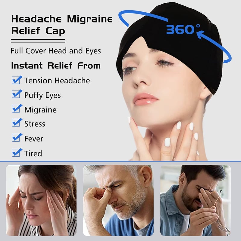 💥Stretchable Cold Pack Headgear