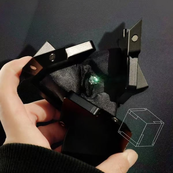 💖 Kinetic Energy Ring Box - Pop-up Mechanical Jewelry Holder 🎁 Perfect Holiday Gift for Women