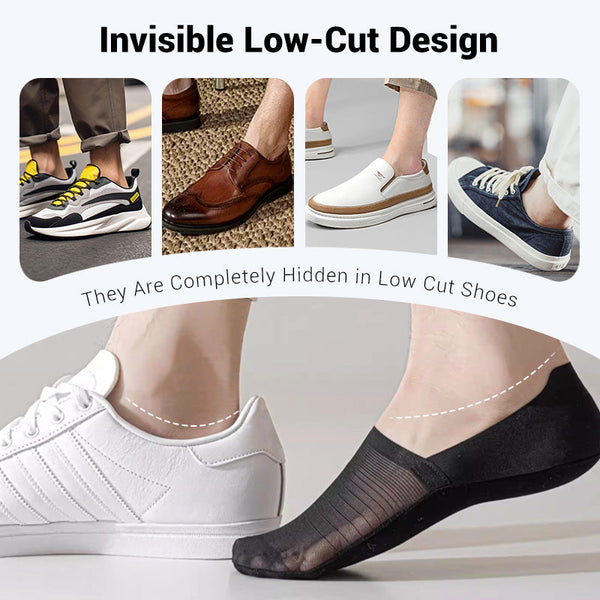 🔥Ice Silk No-Show Socks Set