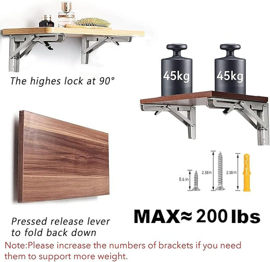 ✏️DIY Wall Mounted Folding Bracket